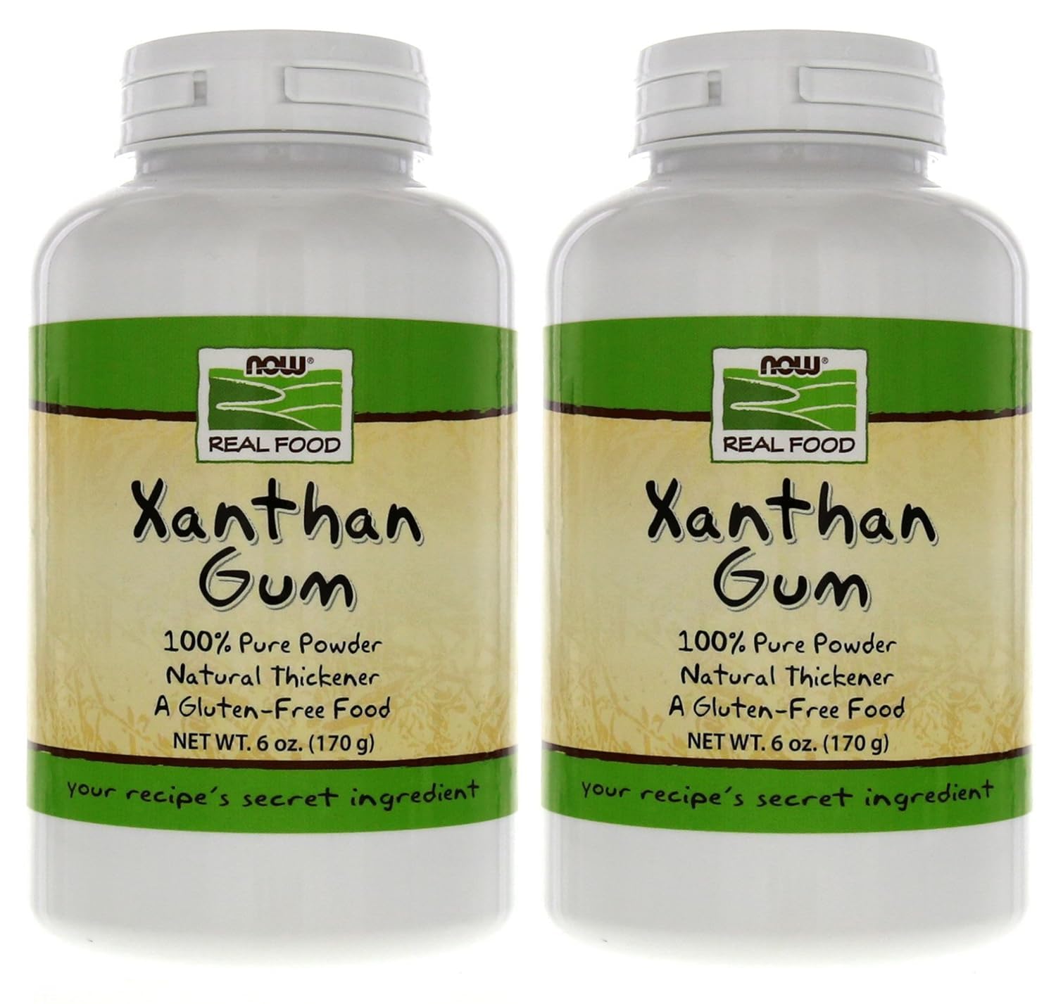 NOW Foods Xanthan Gum, 6 Ounce Bottle (Pack of 2)