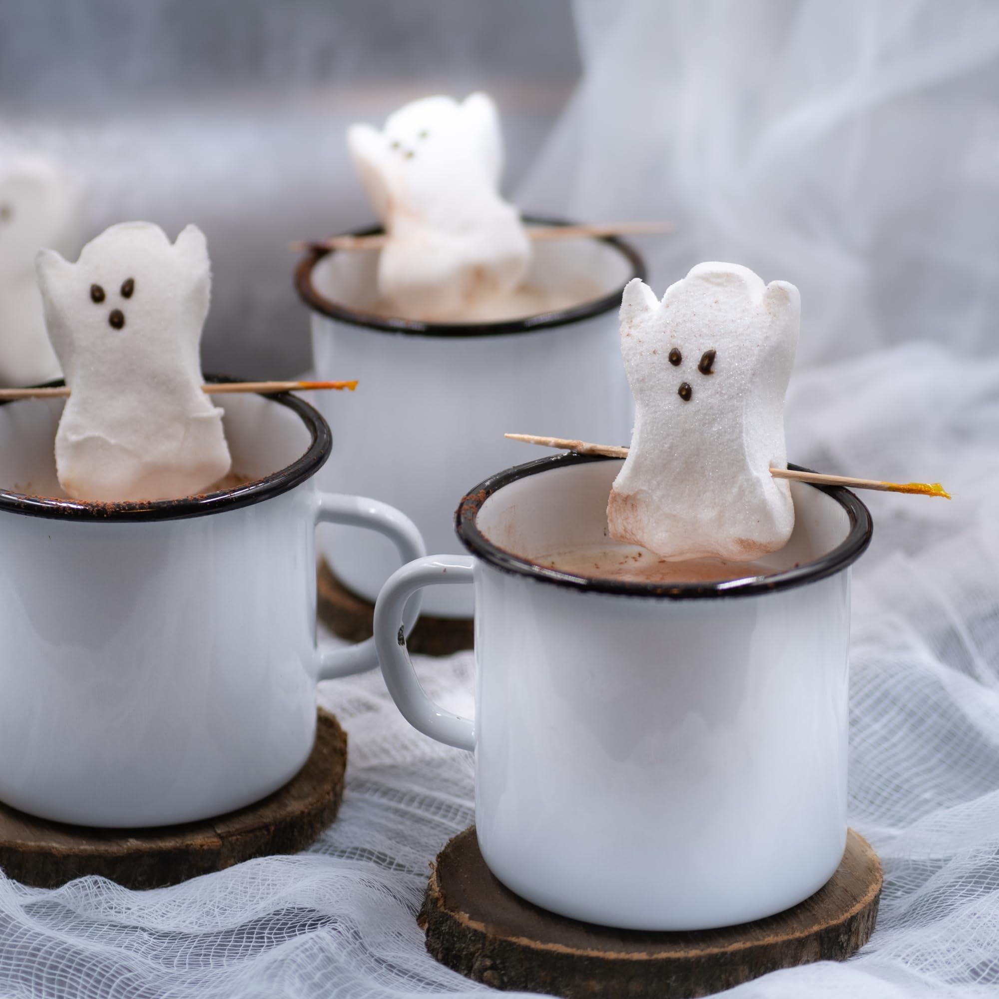 Halloween Peeps Ghost Marshmallows, Classic Spooky Candies, Cupcake and Dessert Toppers, 3 Count (Pack of 3)