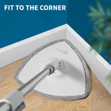 Oshang Spin Mop OG5 Mop Heads Pads Refill 2 Pack, Triangle