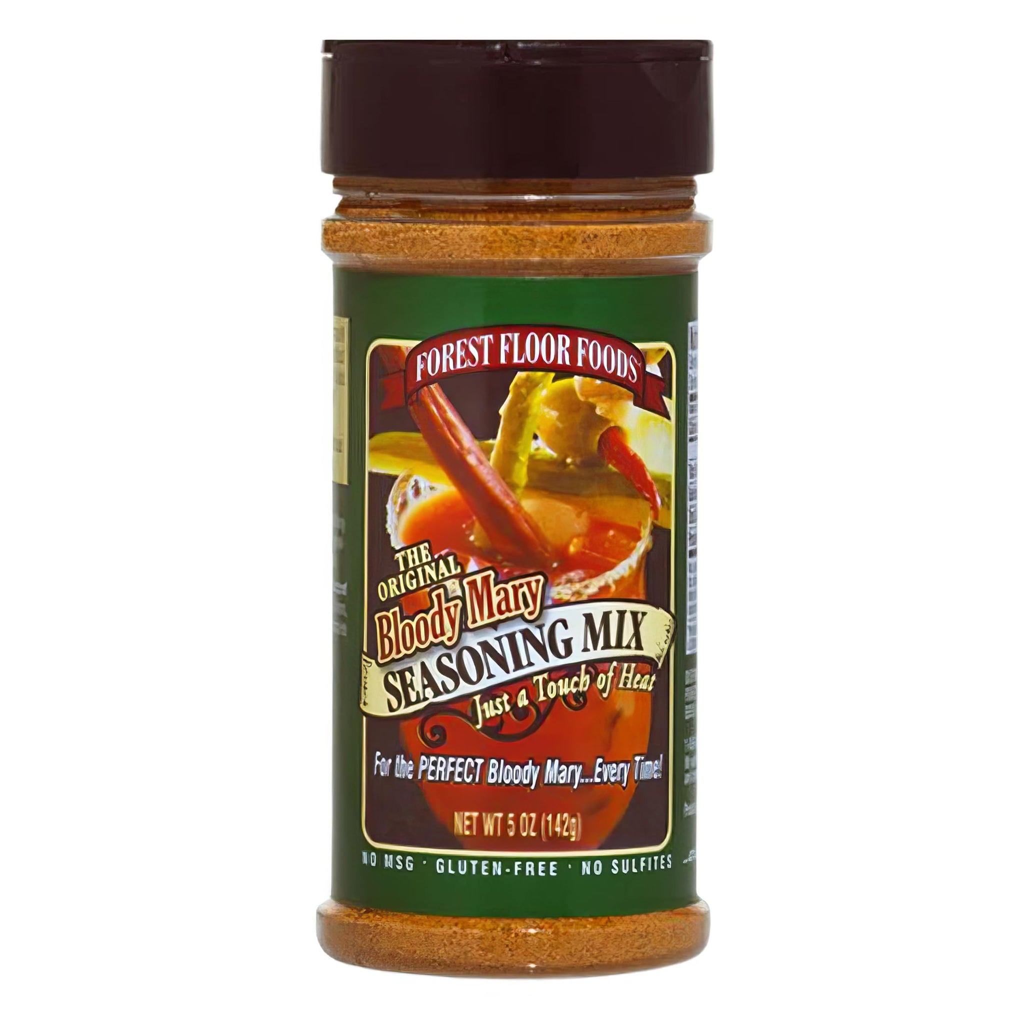 Forest Floor Foods Original Bloody Mary Seasoning Mix, Bloody Mary Seasoning Essentials, Ideal for Cocktails, Relish Trays & Recipes, 5 Ounce