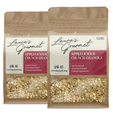 AppleLicious Crunch Granola - Laura's Gourmet Granola - Gluten Free, Soy & Dairy Free, Vegan, Chef Created - Crunchy Granola with Cinnamon Spiced