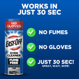 Easy-Off Fume Free Oven Cleaner Foam, Removes Grease & Burned-On Food, For Ovens, Air Fryers & More 14.5oz