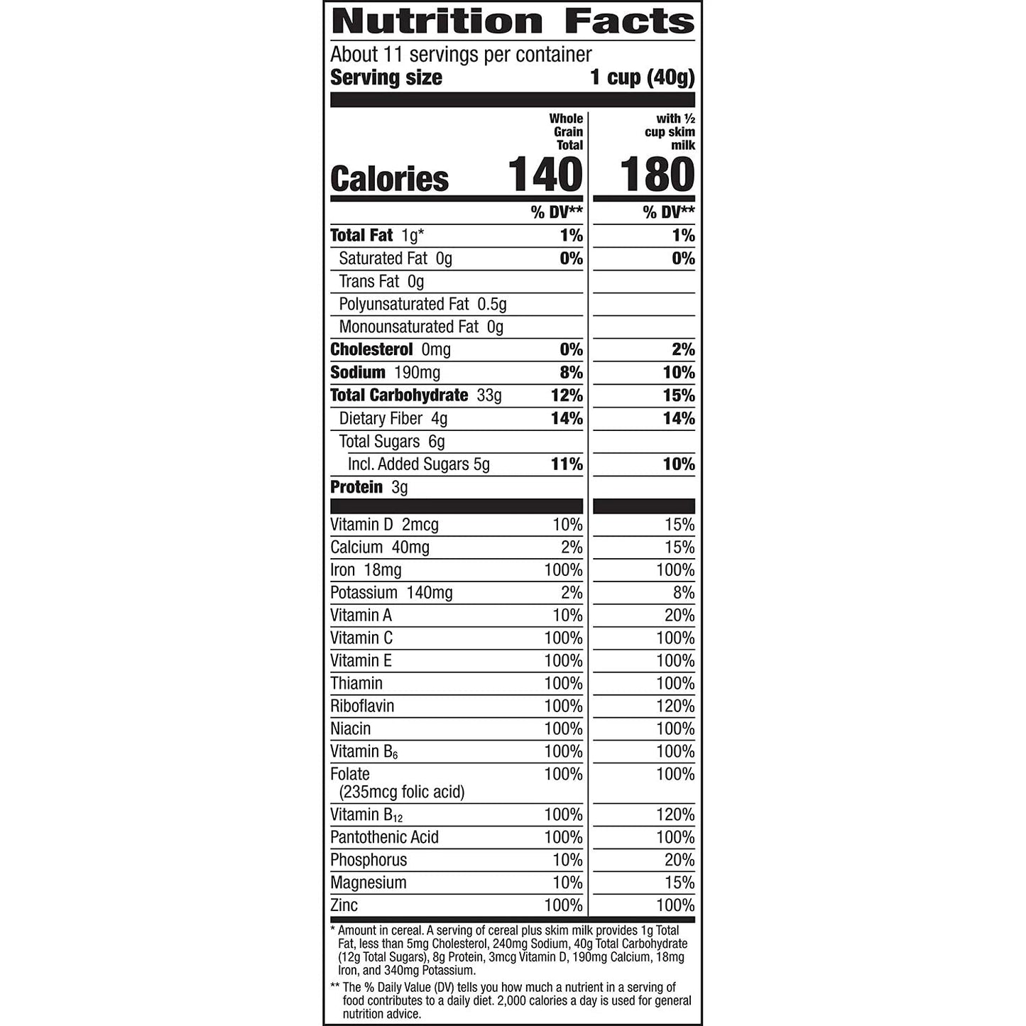 JOEDOT Total Whole Grain Cereal (32 oz., 2 pk.)