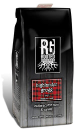 Rooted Grounds Small Batch Coffee - 100% Arabica Craft Coffee (Highlander Grogg)
