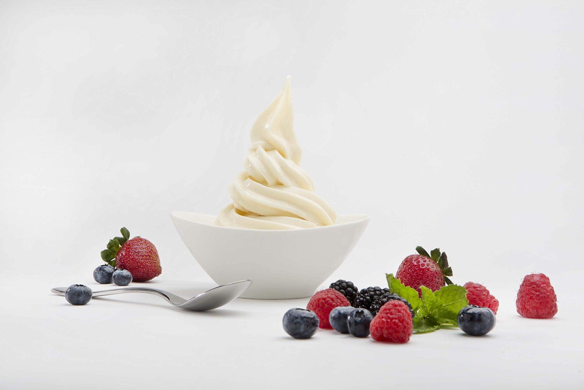 Frostline Vanilla Soft Serve Ice Cream Mix, Lactose & Gluten Free - Just Add Water, Dairy, or Dairy Free Alternative, Use with Blender, Countertop Ice