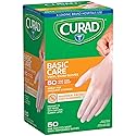 CURAD Powder-Free Vinyl Exam Gloves-50 ct