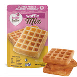 Better Batter Waffle Mix | Certified Kosher, Vegan & Gluten Free Mix for Baking Top 9 Allergen-Free Perfect for Fluffy Waffles! Just Add Water, Eggs & Butter Hostess Kitchen Cooking Gifts 1LB Pouch