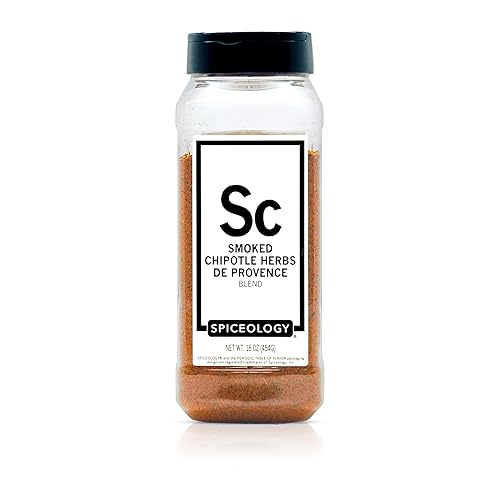 Spiceology - Smoked Chipotle Herbs de Provence Seasoning - Bold French-Inspired Blend with Smoky Chipotle & Herbs - Gourmet Spice Rub for Poultry