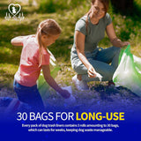 Pet Fit For Life 1.3 Gal Leak-Proof Wastebasket Liners - 3-Pack of 10 Small Bags for Dog Droppings, Lawn, Garage, Home, Office, Restroom - Small Trash