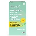 Teabox Premium Darjeeling Green Tea With Dandelion Roots | 100% Whole Leaf & 0% Bitterness | Green Tea From The Himalayas | 25 Tea Bags (Low Caffeine)