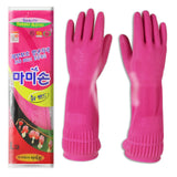 Mamison Quality Kitchen Rubber Gloves New Band Series (1 Pairs, Large). Cleaning Non-Slip Reusable Rubber Gloves. Home and Kitchen Washing, Made in