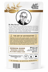 Dr. Gerson's Enema Coffee - Ground, Air Roasted, Detox, Enema, Drinkable, (8 oz, LIGHT ROAST)