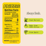 Graza Frizzle High Heat Cooking Oil Spray - Cooking Oil with a High Smoke Point & Neutral Flavor in a Spray Bottle for Frying, Baking & Grilling - Oil Made from 100% Olives - 5 oz (148ml)
