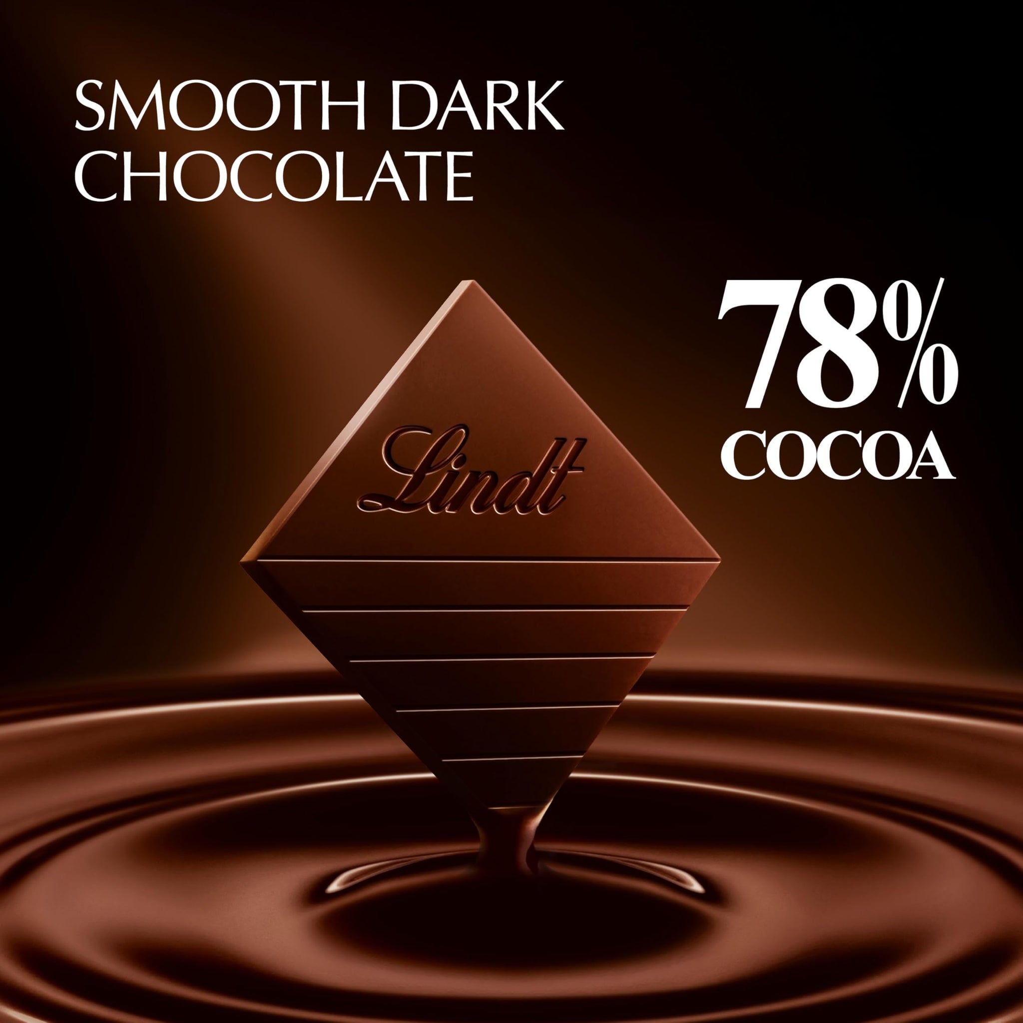 Lindt EXCELLENCE 78% Cocoa Dark Chocolate Bar, Dark Chocolate Candy, 3.5 oz. (1 Pack)