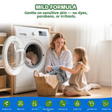 Laundry Detergent Sheets - Fragrance Free Laundry Sheets, 400 Loads, Eco-Friendly, Plastic-Free, Space Saving, Fast Dissolve & Hypoallergenic