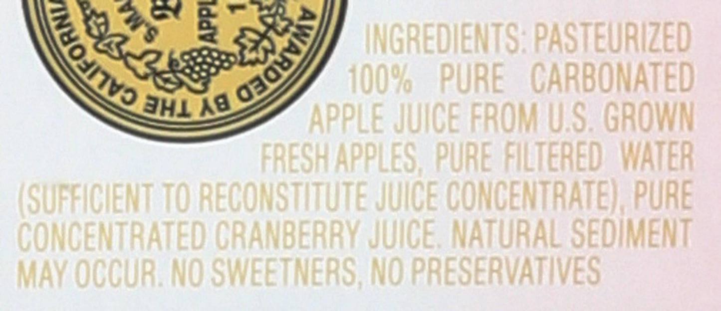 Martinelli's Apple Cranberry 25.4 oz (Pack of 12)