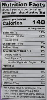 Audreys Chia Chia Chocolate Chip Cookies, 4 OZ