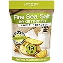 Aromasong Sea Salt 100% Natural Unrefined Gluten Free Fine Grain Table Salt - 19 Lb Large Bulk Resealable Bag (Packaging May Vary)