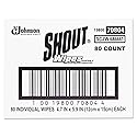 Shout Wipe & Go Stain Remover Wipes, 80 Count