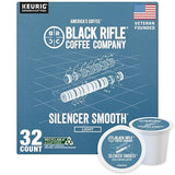 Black Rifle Coffee Company Silencer Smooth, 32 Count, Light Roast K Cups - Single Serve K Cups Coffee Pods - Kcup Pods Compatible with Keurig 1.0