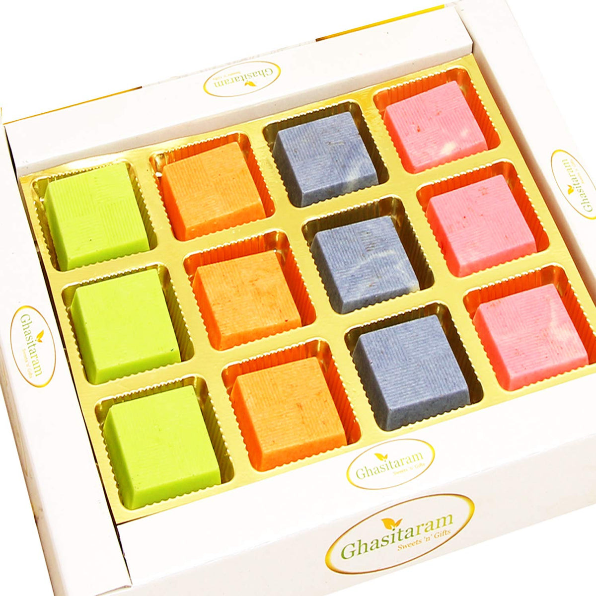 Ghasitaram Gifts Diwali Sugarfree Chocolates - Assorted Fruit Sugarfree Chocolate Box