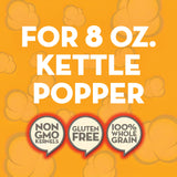 JOLLY TIME All in One Popcorn Kit, Portion Packets with Kernels, Oil and Salt for Movie Theater or Air Popper Machines (24 pack, 8oz Kettle)