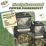 mmmm Pistachios! Raw Whole Pistachio Kernels No Shell Unsalted, 1 Pound (16 oz) | California Grown Freshly Harvested Pasteurized | Vegan Gluten Free