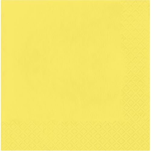 Creative Converting Party Decorations 2-Ply Luncheon Napkins, Party Supplies, One Size, Mimosa, 50ct