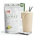 310 Nutrition Organic All-In-One Meal Replacement Shake Powder - Plant-Based Protein Smoothie Blend w/Fiber, Probiotics & Adaptogens - Low Carb
