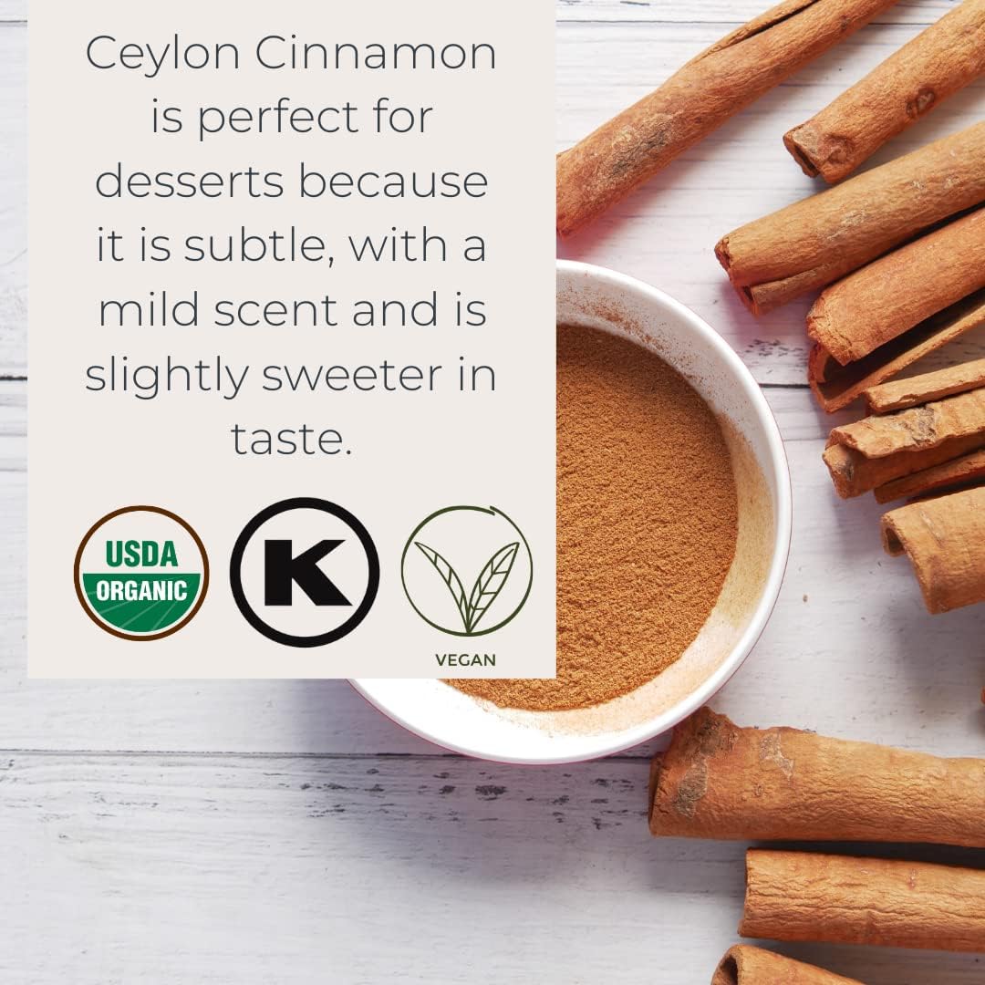Starwest Botanicals Certified Organic Cinnamon Sticks, 2 lb, 2 3/4" Length | For Baking, Cooking & Beverages | Non-GMO, Kosher Certified