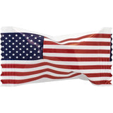 55-Count Patriotic USA Flag Buttermint Candy Individually Wrapped Red White Blue Butter Mints Memorial Day and Fourth of July Independence Day Party