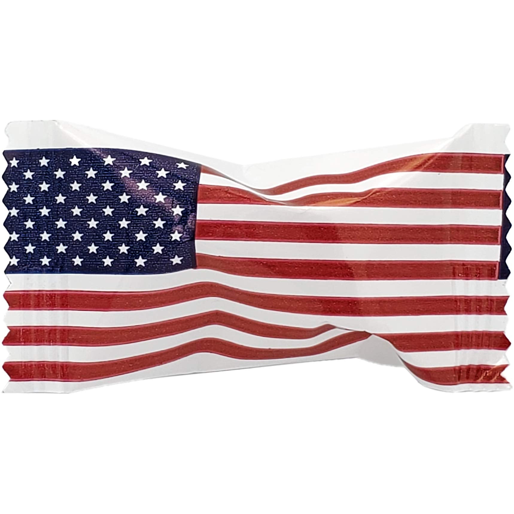 55-Count Patriotic USA Flag Buttermint Candy Individually Wrapped Red White Blue Butter Mints Memorial Day and Fourth of July Independence Day Party