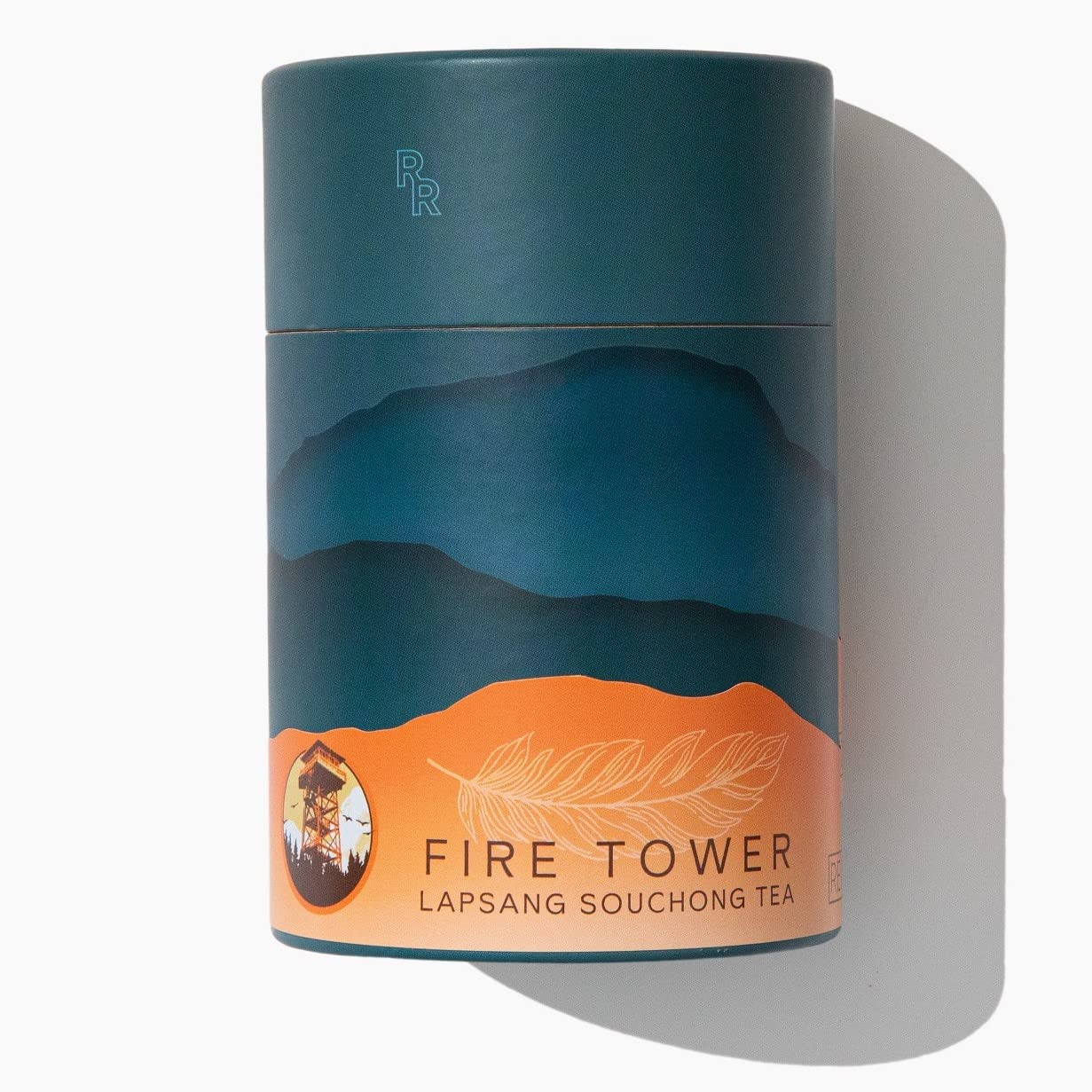 Red Rooster Tea Fire Tower Lapsang Souchong - Single Estate Smoked Black Tea - 4oz Loose Leaf Canister - Makes ~56 Cups