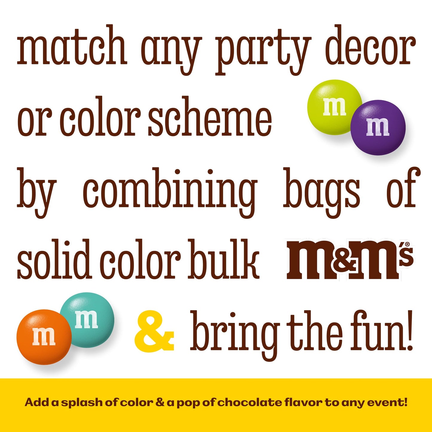 M&M’S WORLD Silver Milk Chocolate Candy Bulk - 5lbs Resealable Pack for Party Favors, Candy Bars, Weddings, Graduations, Birthday Parties, Party