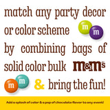 M&M’S WORLD White Milk Chocolate Candy, 2lbs Resealable Pack for Candy Bars, Wedding Receptions, Graduations, Birthday Parties, Easter, Dessert Tables