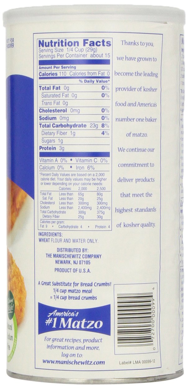 Manischewitz Matzo Meal, 16 OZ