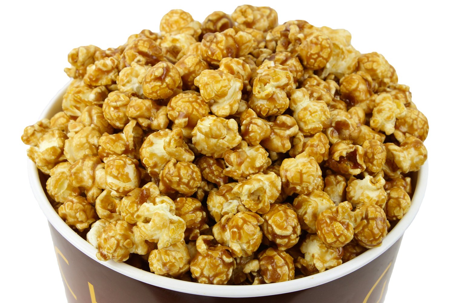 Signature Popcorn - Gourmet 1-Gallon Gold Chicago Skyline Reusable Plastic Bucket Tin, Caramel Popcorn - Holiday, Party & Corporate Gift