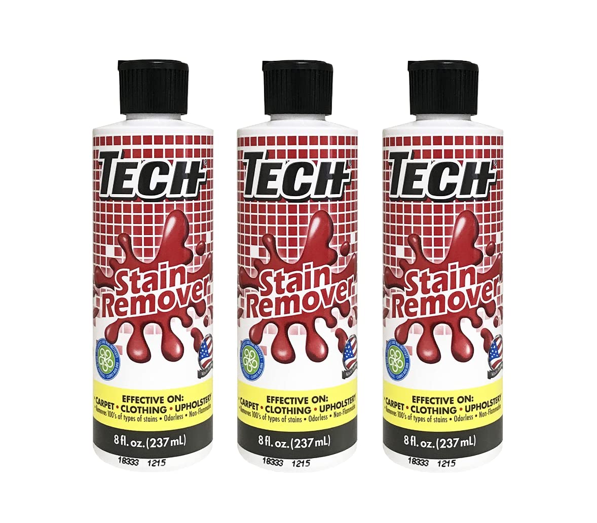 TECH Multi-Purpose Stain Remover | For Carpet, Clothes, Baby, Furniture, Pet, Laundry, Rug Stains | Red Wine, Blood, Coffee, Armpit Stain Remover