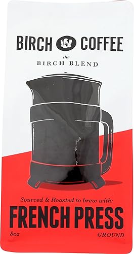 Birch Coffee French Press Birch Blend Ground Coffee, 8 OZ