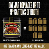 Better Than Bouillon Premium Roasted Beef Base, Makes 38 Cups of Broth, 8 oz