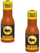 Buffalo Wild Medium Sauce, Classic Wing Marinade, Comfortably Hot, Elevate your Game and Stay Stocked Up and Buffalo Sauce, Use on Variety of Foods