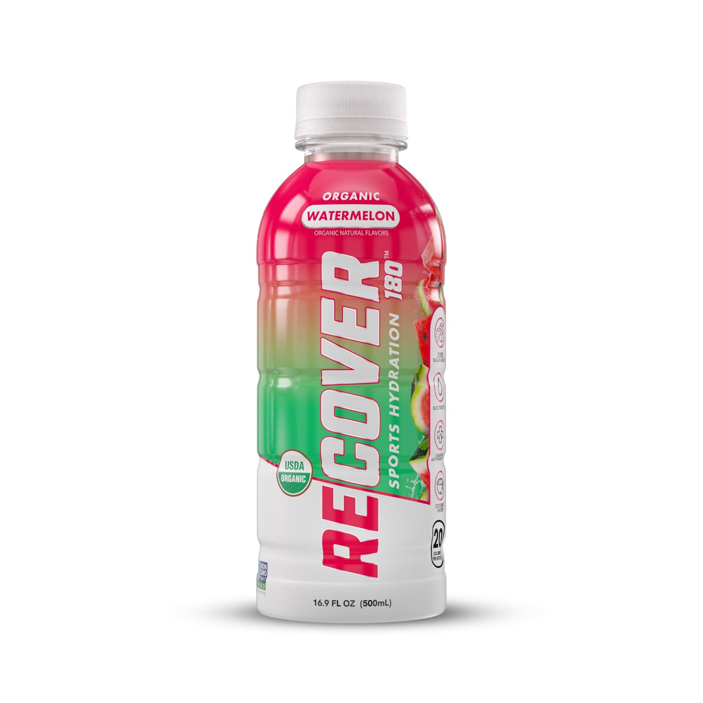 Recover 180 Organic Watermelon Hydration Drink, 16.9 FZ