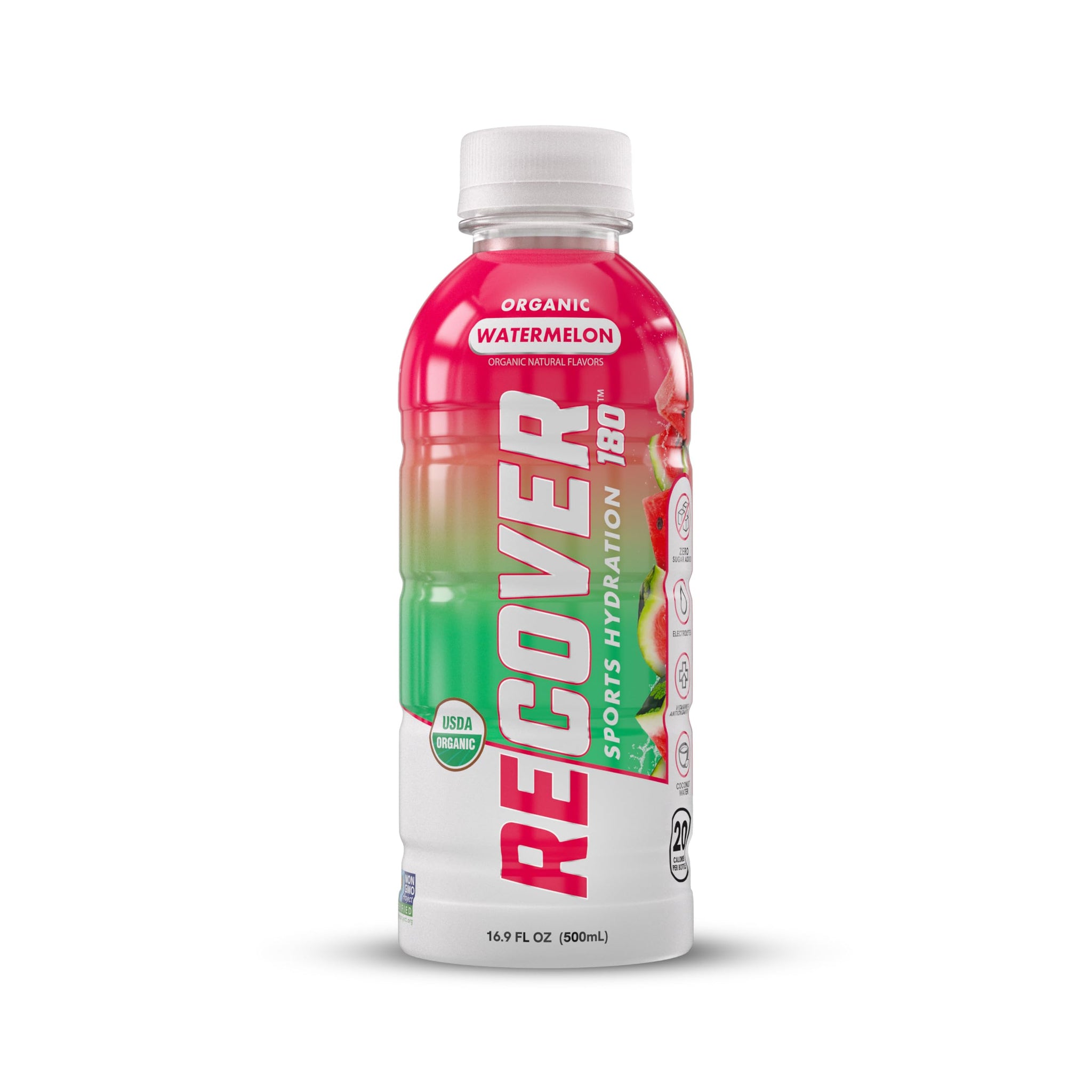 Recover 180 Organic Watermelon Hydration Drink, 16.9 FZ