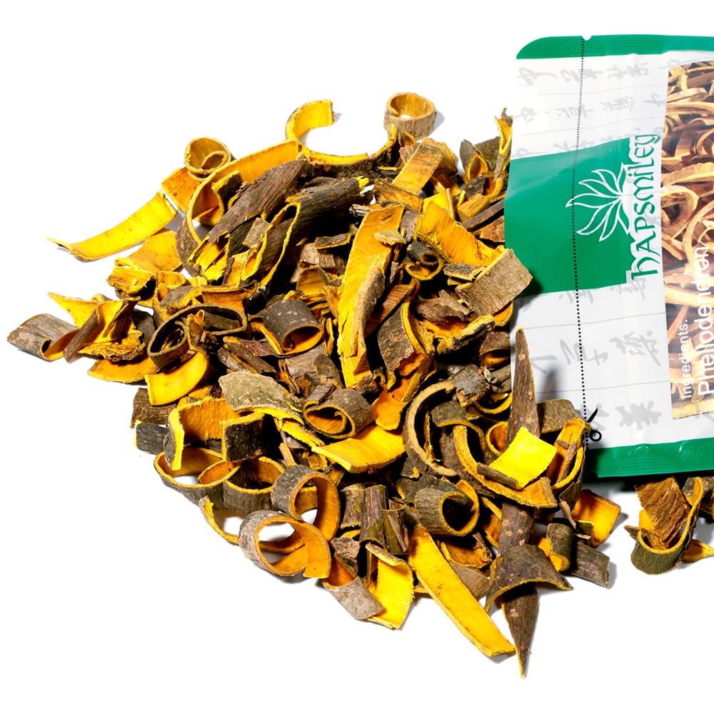 Hapsmiley Amur Cork Tree Bark (philodendron amurense bark/??/Huang Bo) Dried Bulk Herbs - 3.5 oz (100g)