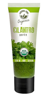Aroma One Cilantro Puree Paste - Organic Herb Concentrate for Cooking, Seasoning & Sauces - Fresh Flavor Enhancer, Non-GMO, Gluten-Free, Vegan - Easy