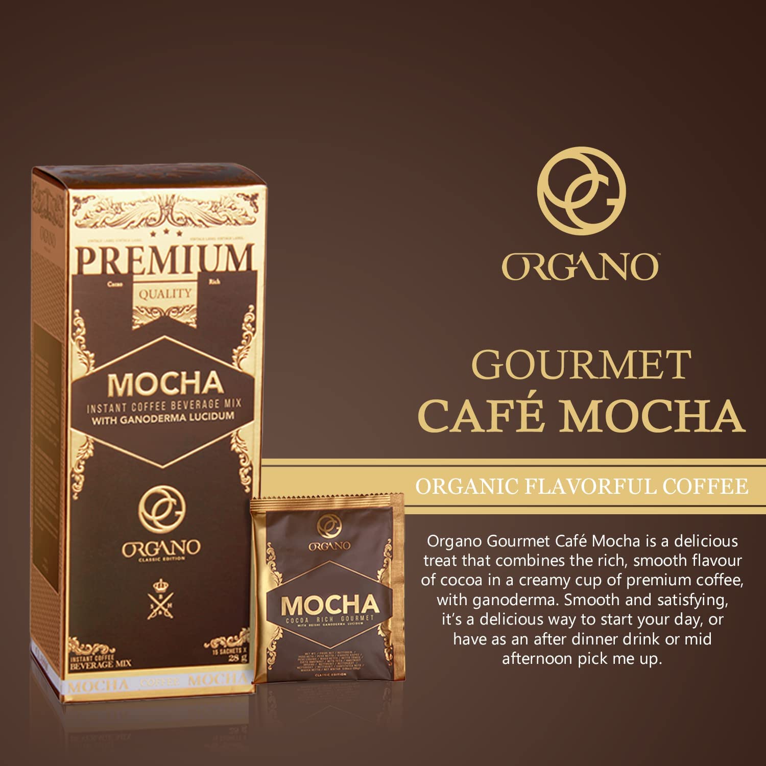 ORGANO Gourmet Cafe Mocha (15 sachets)