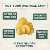 Beefy’s Own Beef Tallow Potato Chips - Kettle Chips Made Without Seed Oils, Gluten Free, Crispy, and Thick Cut - Old-Fashioned Small Batch Fried in
