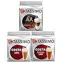 Tassimo 3 Latte Bundle Costa Latte Original + Caramel + Latte Macchiato Caramel by Carte Noire