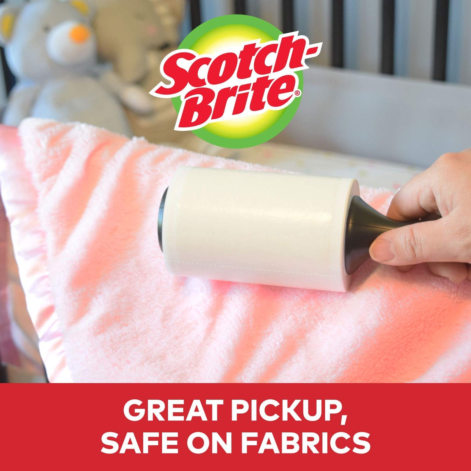 Scotch Brand Lint Rollers, Removes Lint from Clothes, Linens, Furniture, Great Household Item, 70 Sheets (Pack of 3)