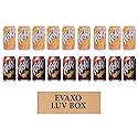 LUV BOX- variety faygo naturally flavored soda cans 12 oz. pack of 18, faygo peach, faygo RED POP.by evaxo